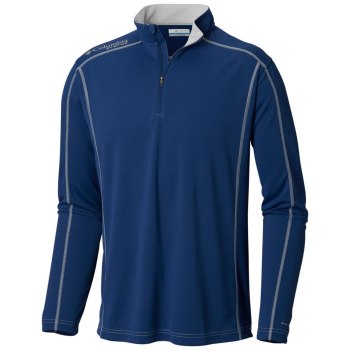 Pánské Mikiny Columbia PFG Low Drag 1/4 Zip Top Tmavě Šedé CVRIEU419